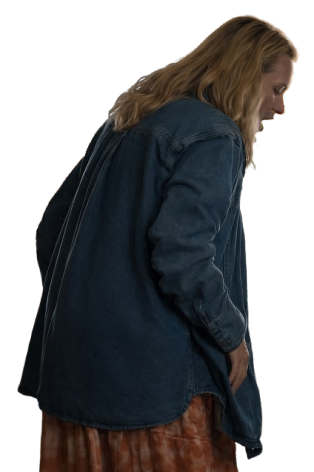 Imperfect Women Elisabeth Moss Denim Jacket - Image 2